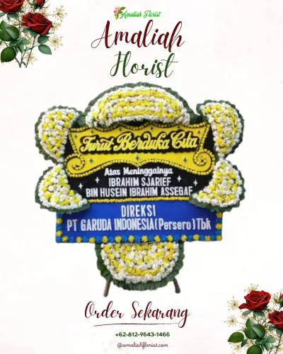 Papan Bunga Duka di Priuk
