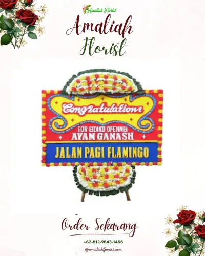 Bunga Papan Congratulation di Priuk
